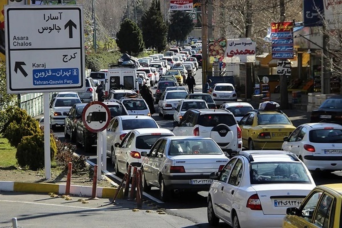 وضعیت تردد در جاده‌های کشور امروز ۲۸ اسفند ۱۴۰۳