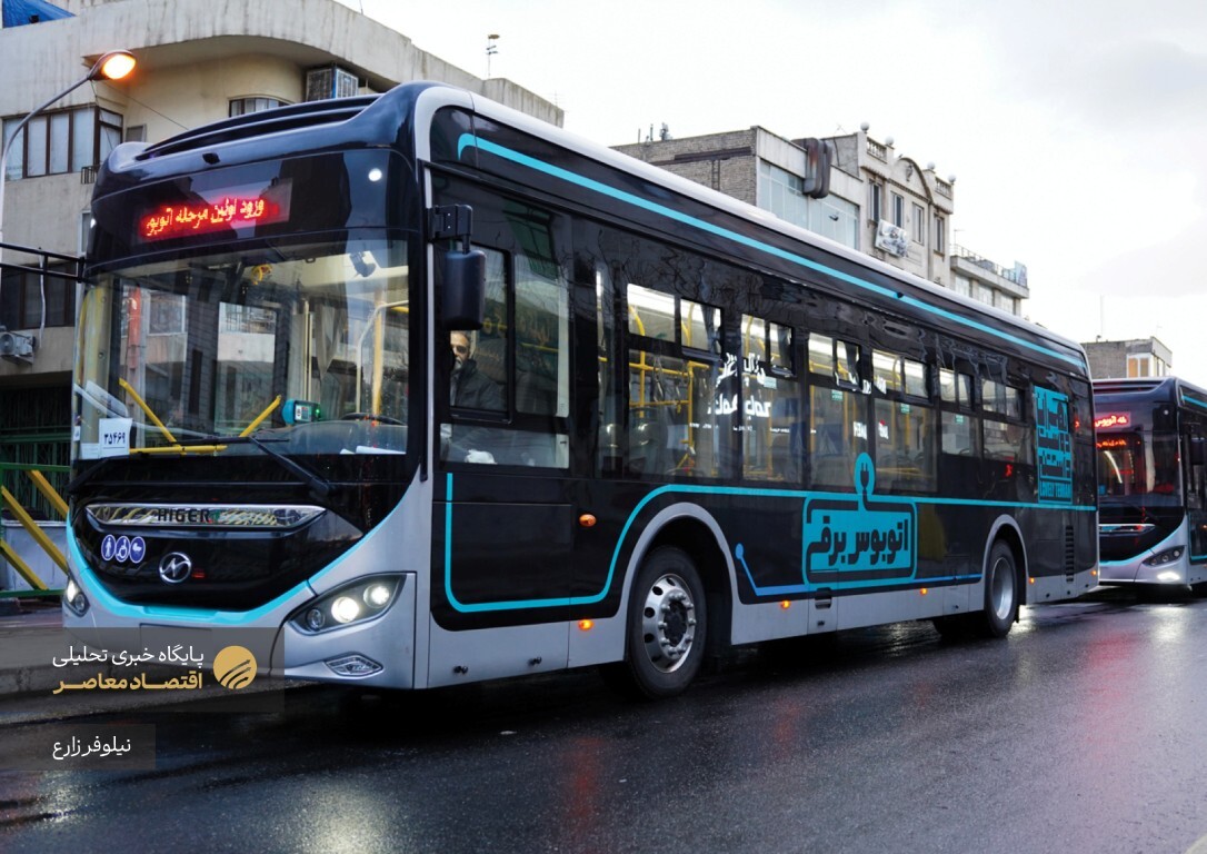 آغاز بکار اتوبوس های برقی تهران