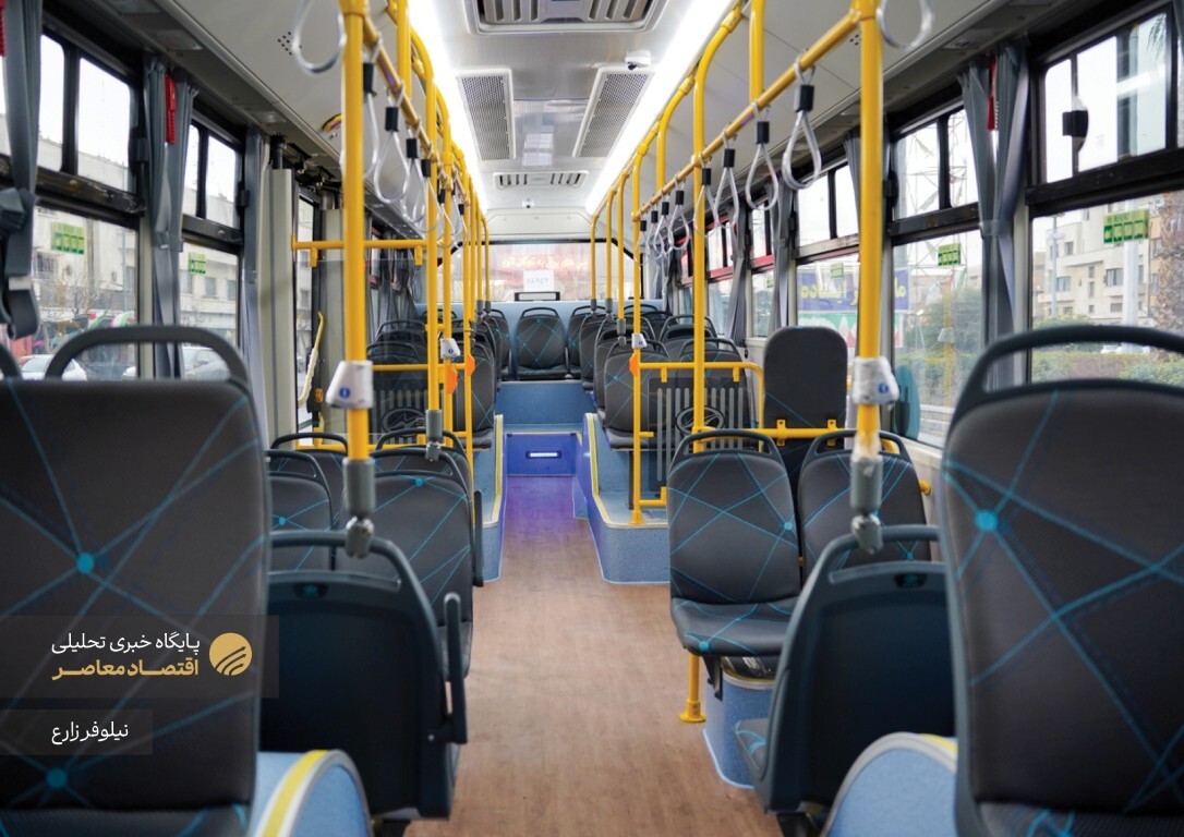 آغاز بکار اتوبوس های برقی تهران