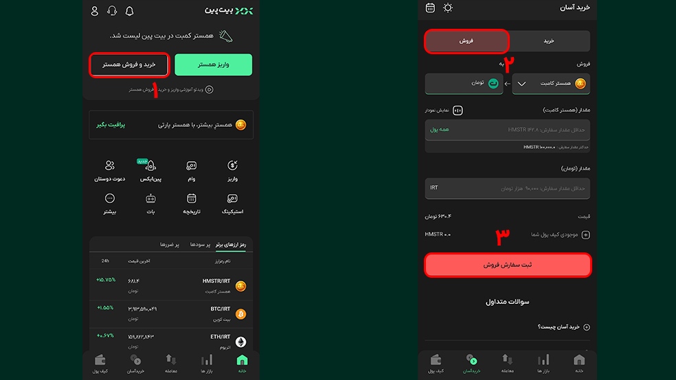 چطور همستر را برداشت کنیم؟