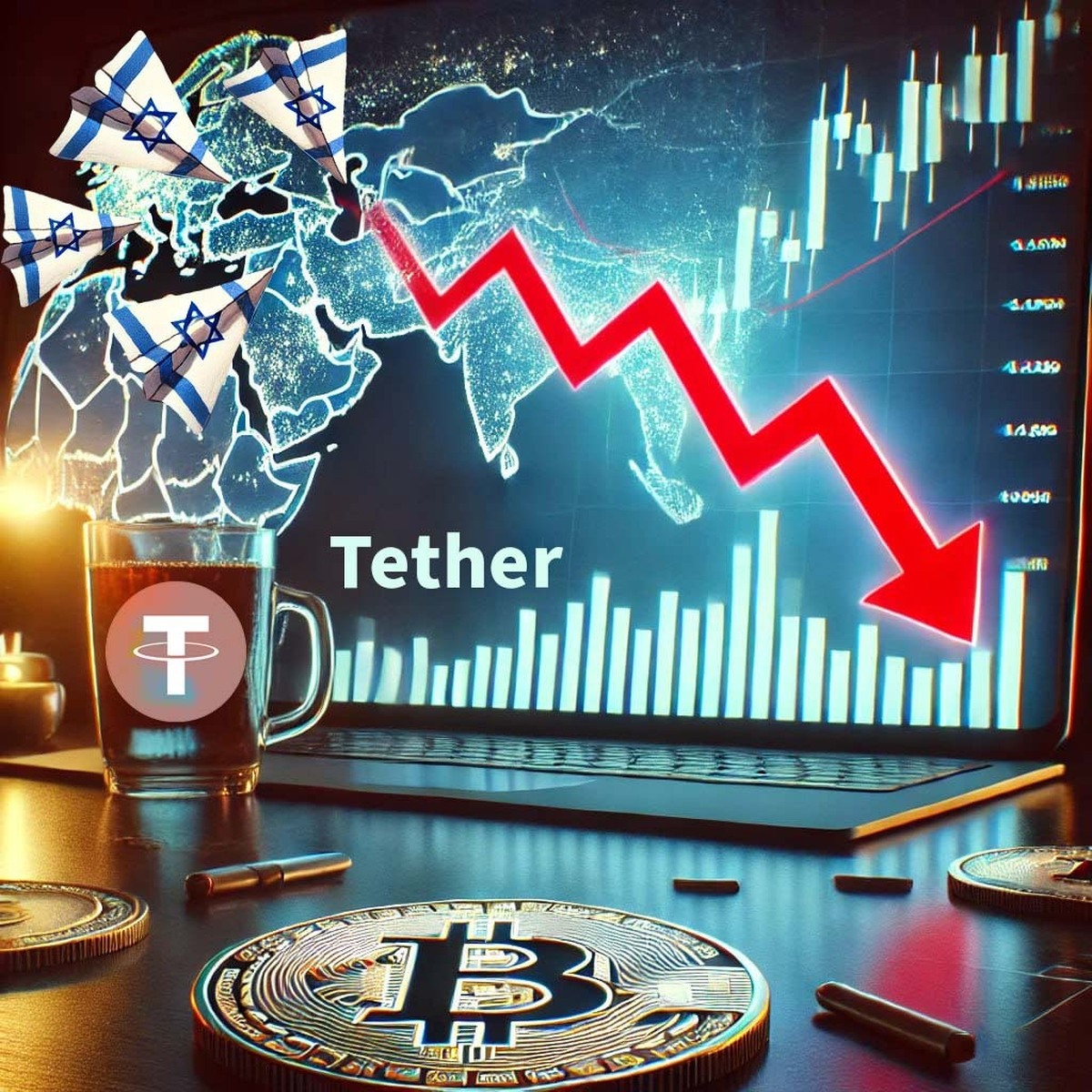 سقوط تتر در طوفان تنش‌ها