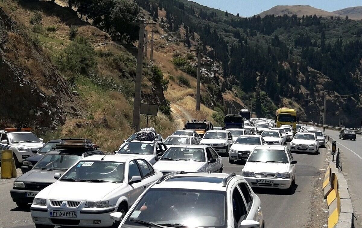 ترافیک سنگین در محورهای شمالی کشور