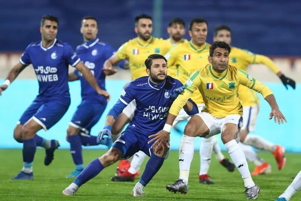 ساعت بازی استقلال و صنعت نفت آبادان