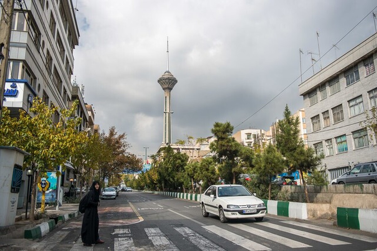 کاهش دمای هوای تهران و پیشبینی رگبار و رعد و برق