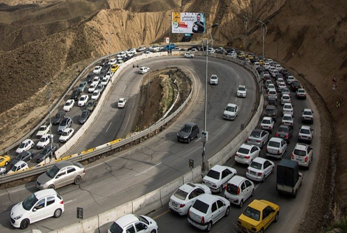 جاده چالوس دوطرفه شد