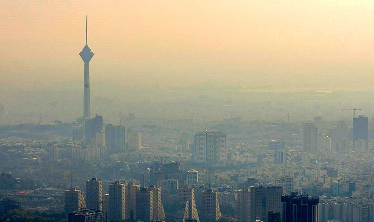 وضعیت هوای تهران قرمز است