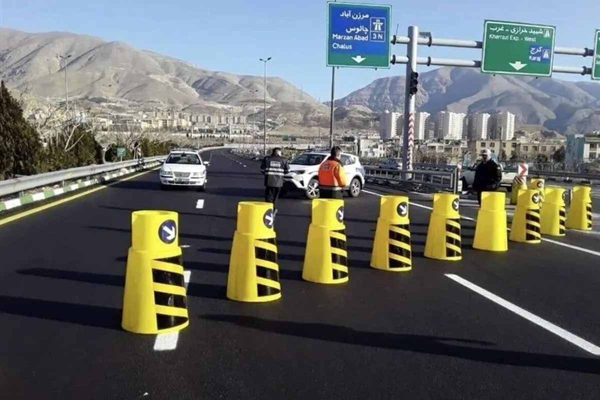 جاده چالوس از ساعت ۱۹ یکطرفه می‌شود