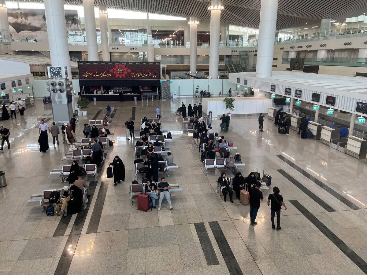 پایان عملیات اربعین ۱۴۰۴ در فرودگاه امام با انتقال ۱۸۹ هزار و ۷۰۰ زائر