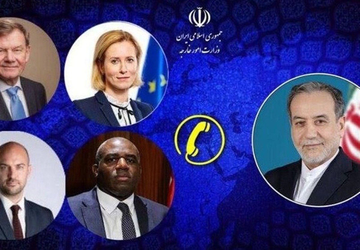 هشدار عراقچی به وزرای تروئیکا و مسئول سیاست خارجی اروپا درباره عواقب «اسنپ‌بک»