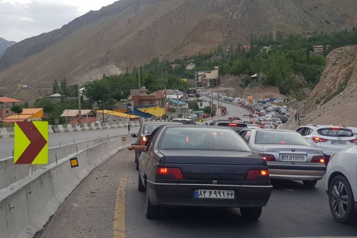 ترافیک در جاده‌های شمال فوق سنگین شد