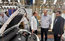 بازدید مدیرعامل گروه خودروسازی سایپا از خطوط تولید و تکمیل کاری