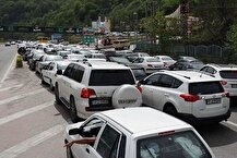 ترافیک سنگین در برخی از محورهای شمالی کشور همچنان ادامه دارد