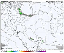 پیش‌بینی هواشناسی امروز ۶ شهریور؛ بارش رگباری باران در ۵ استان کشور