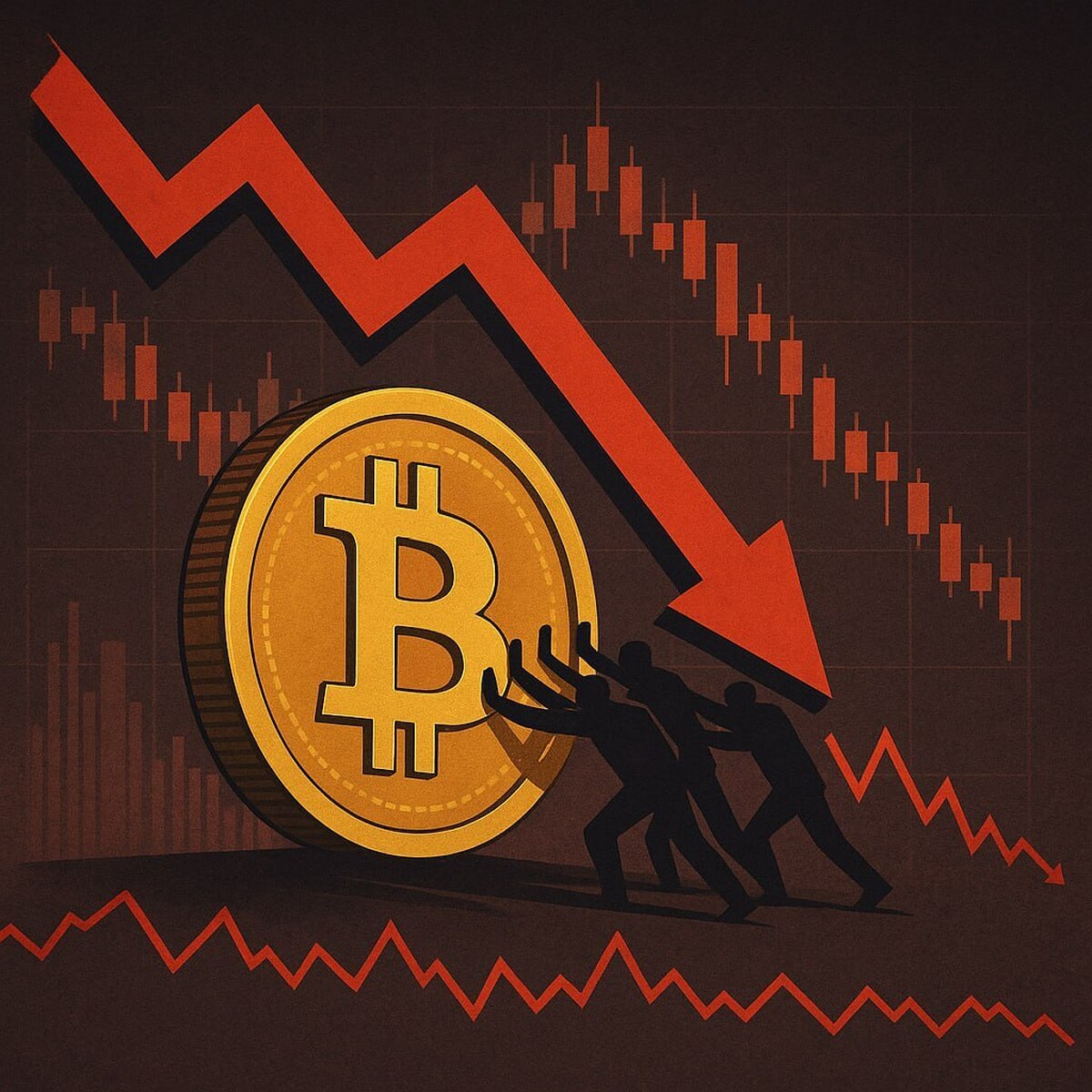 افزایش فشار فروش در بازار رمزارزها؛ بیتکوین در آستانه فاز «تسلیم شدن»