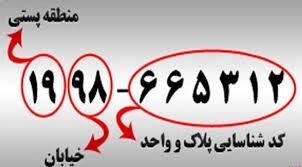 نحوه دریافت کدپستی