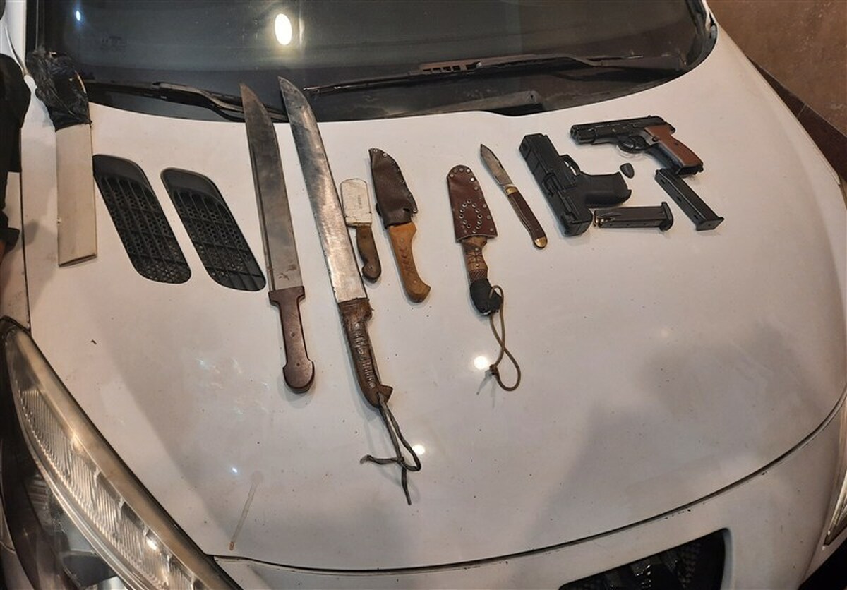 زمین‌گیر شدن اوباش تهران وقت قرار دعوا با حمله پلیس ویژه + فیلم