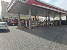 علت انفجار پمپ بنزین جهرم + عکس و فیلم