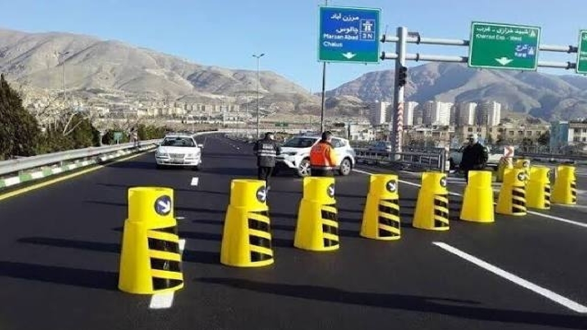 ورودی‌های آزادراه تهران-شمال و جاده چالوس مسدود شد