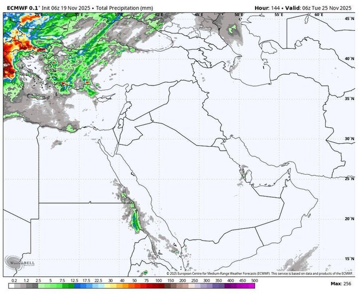 توقف بارش‌ها تا ۱۵ آذرماه؛ زمان آغاز موج جدید بارش‌های پاییزی مشخص شد
