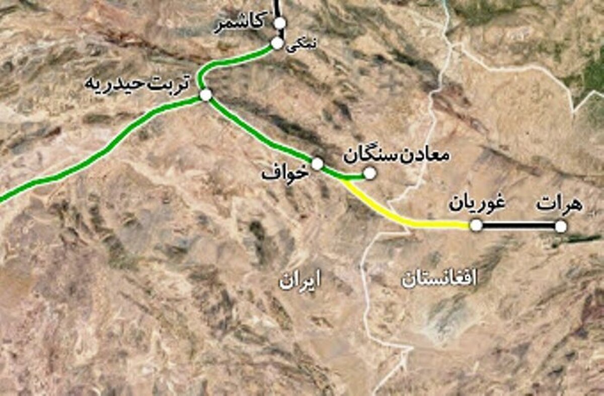 صادرات نخستین محموله گازوئیل ایران به افغانستان از راهآهن خواف–هرات