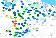 ریز آمار بارش‌ ۲۴ ساعت گذشته ایران