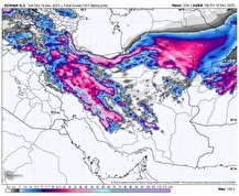 هشدار قرمز برای یک استان/ ورود موج گسترده برف و باران به ۲۲ استان کشور
