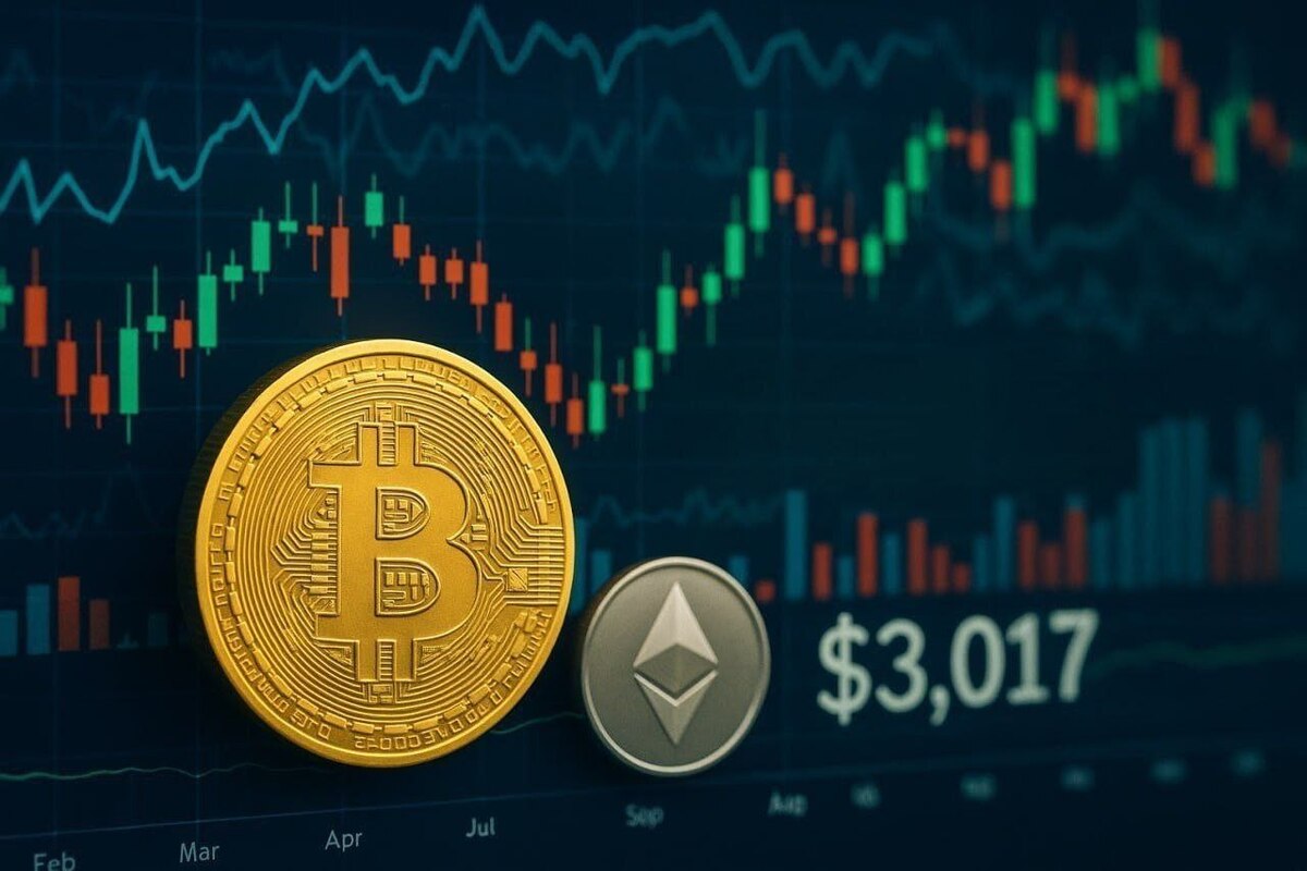 نوسان بیت‌کوین در سایه داده‌های اقتصادی؛ اتریوم بالای ۳ هزار دلار تثبیت شد