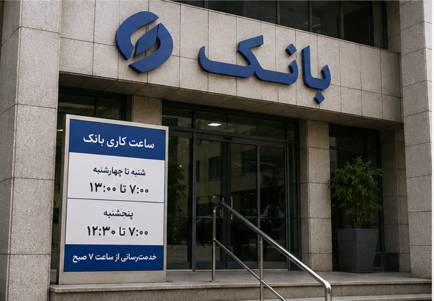 جزییات ساعت کاری بانک ها مرداد ۱۴۰۵ ساعت کاری بانکها