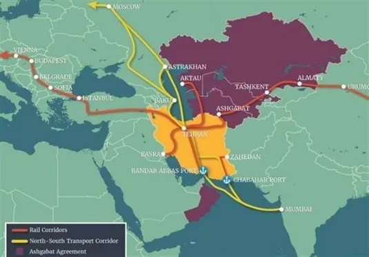 نقش کلیدی ایران در کریدور جدید جاده ابریشم