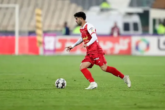 گل اول پرسپولیس به استقلال خوزستان توسط محمد خدابنده لو