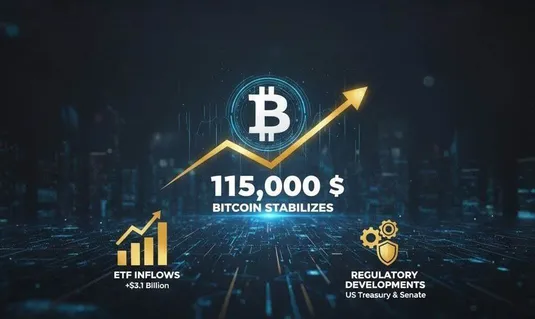 آرامش نسبی در بازار کریپتو؛ بیت&zwnj;کوین در سطح ۱۱۵ هزار دلار ایستاد