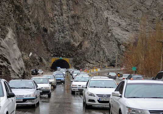 جاده کندوان از سمت چالوس به کرج باز شد