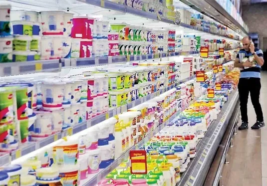 قیمت لبنیات در دو هفته گذشته دو بار افزایش یافت