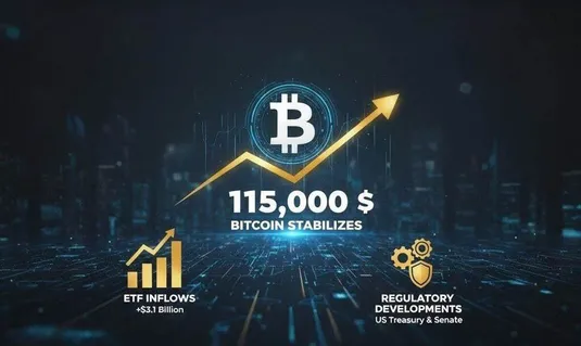 آرامش نسبی در بازار کریپتو؛ بیت&zwnj;کوین در سطح ۱۱۵ هزار دلار ایستاد