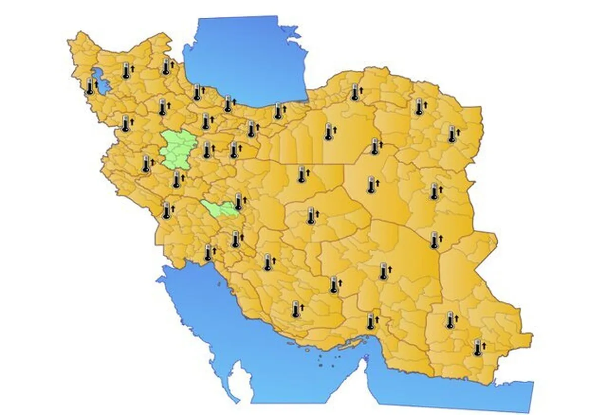 هشدار افزایش محسوس دما در ۳۱ استان/ لزوم صرفه‌جویی در مصرف انرژی