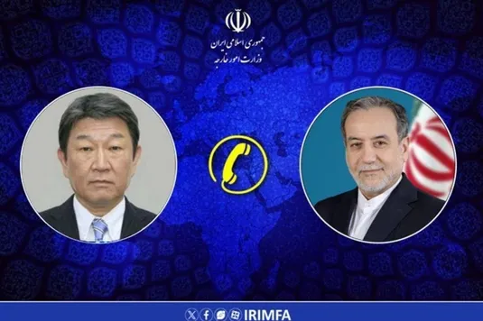 رایزنی وزیر خارجه ژاپن با عراقچی