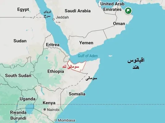سومالی&zwnj;لند؛ گره&zwnj;گاه جدید ائتلاف هند&ndash;اسرائیل در بازآرایی اقتصاد شاخ آفریقا
