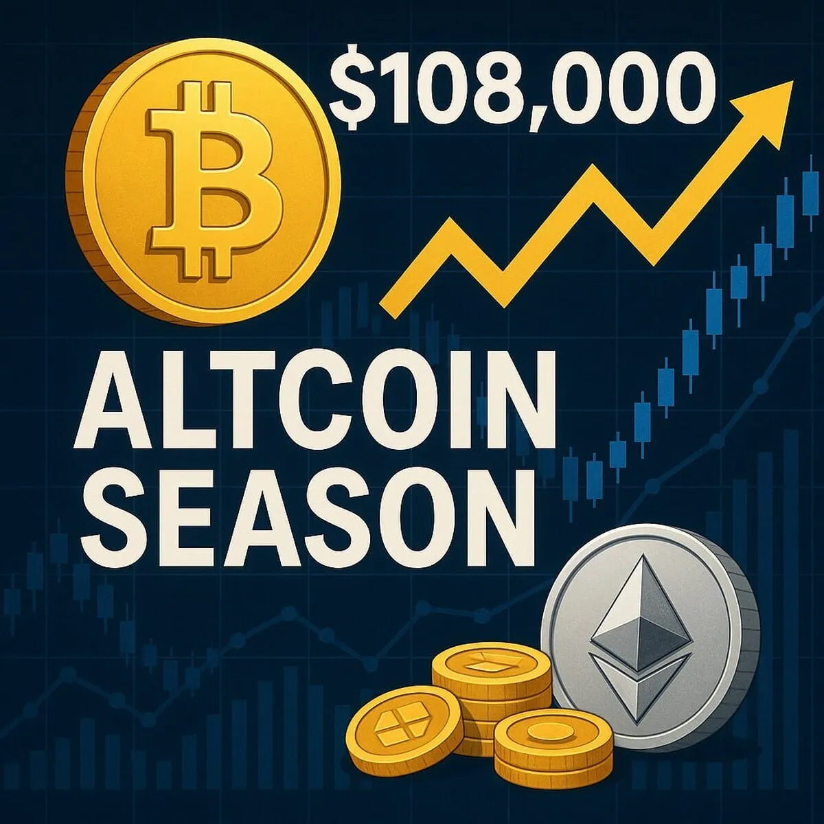 امید‌ها به فصل جدید آلت‌کوین‌ها؛ بیت‌کوین به بالای ۱۰۸ هزار دلار رسید