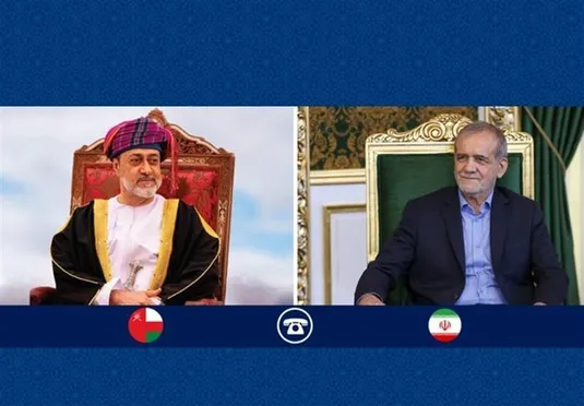 تماس سلطان عمان با پزشکیان