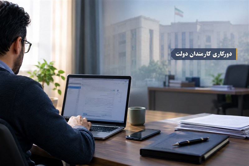 تغییر در شیوه دورکاری کارمندان دولت؛ مشمولان و جزئیات طرح جدید اعلام شد