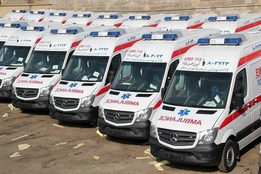 ترخیص فوری ۱۲۲ دستگاه آمبولانس از گمرک
