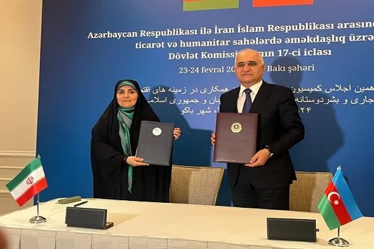 امضای سند همکاری&zwnj;های اقتصادی ایران و جمهوری آذربایجان در ۱۰ سرفصل