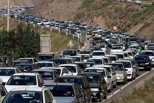 ترافیک سنگین در چالوس و هراز