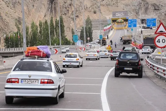 وضعیت تردد در جاده&zwnj;های کشور امروز ۱۰ آذر ۱۴۰۴