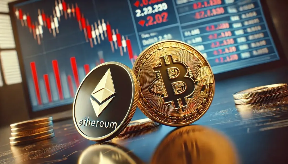 کاهش جزئی بیت‌کوین و اتریوم در بازار کریپتو