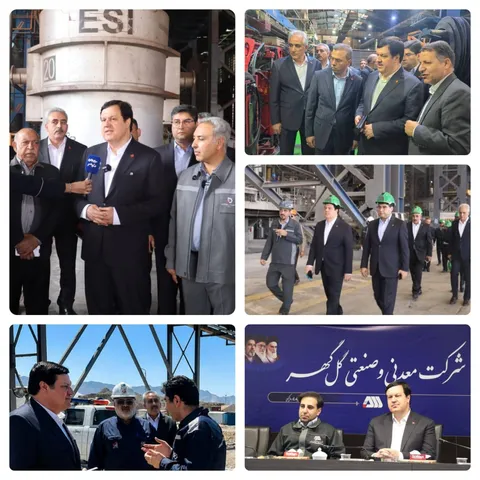 بازدید مدیرعامل بانک ملت از مجموعه های صنعتی و تولیدی در شهرهای کرمان و سیرجان