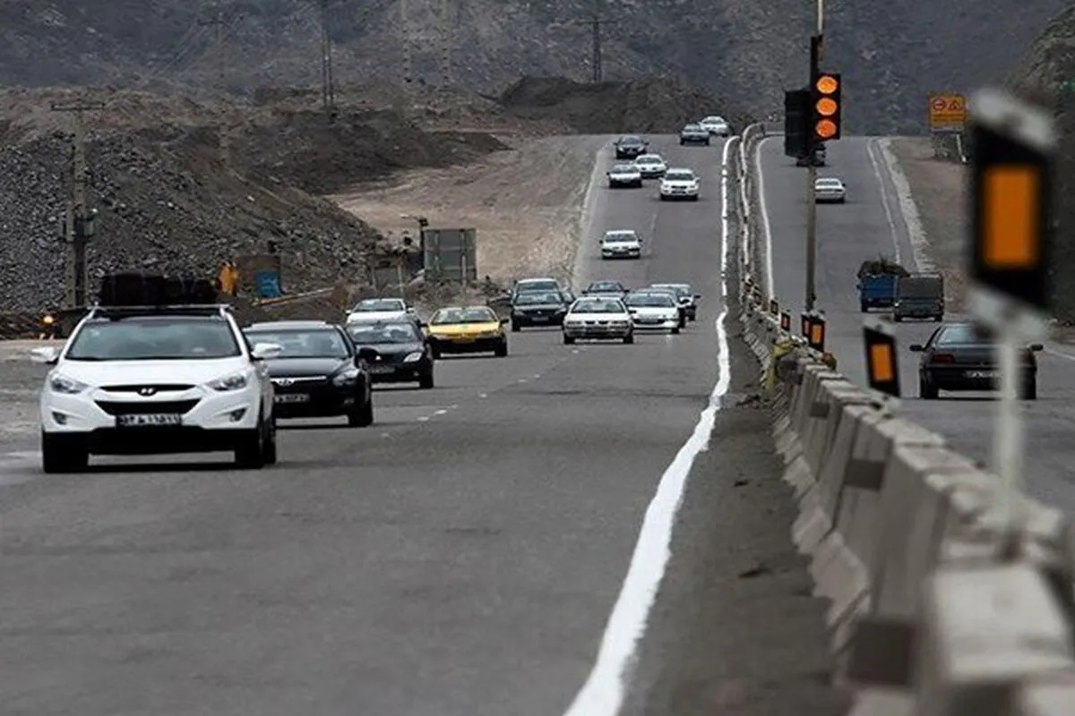 وضعیت تردد در جاده‌های کشور امروز ۴ تیر ۱۴۰۴