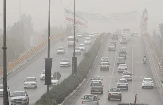 هشدار نارنجی وقوع گرد و غبار و کاهش کیفیت هوا در تهران