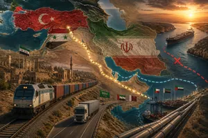 ترکیه به دنبال ساخت مسیر جایگزین هرمز با کارت سوریه