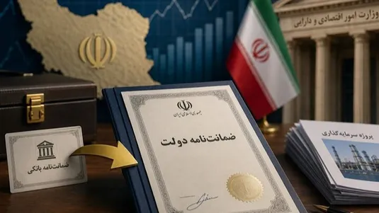ارتقای ضمانت&zwnj;نامه بانکی بخش خصوصی به ضمانت&zwnj;نامه دولتی برای تسهیل جذب فاینانس